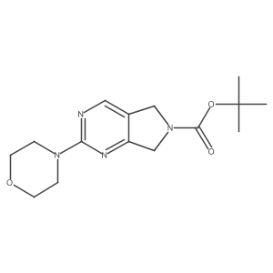 tert-butyl 2-morpholino-5H-pyrrolo[3,4-d]pyrimidine-6(7H)-carboxylate Structure
