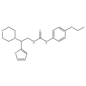 1-(4-Ethoxyphenyl)-3-(2-(furan-2-yl)-2-thiomorpholinoethyl)urea结构式