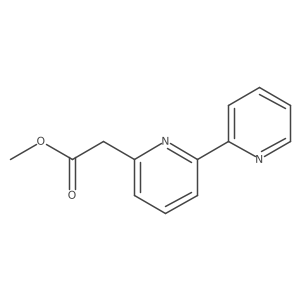 Methyl 2-([2,2'-bipyridin]-6-yl)acetate结构式
