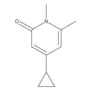 4-Cyclopropyl-1,6-dimethyl-1,2-dihydropyridin-2-one Structure
