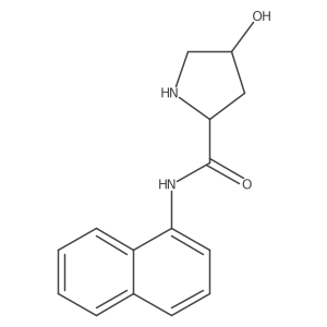(2S,4R)-4-Hydroxy-N-(naphthalen-1-YL)pyrrolidine-2-carboxamide Structure