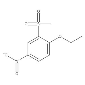 1-Ethoxy-2-(methylsulfonyl)-4-nitrobenzene结构式