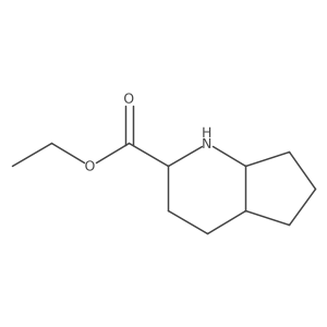 ethyl octahydro-1H-cyclopenta[b]pyridine-2-carboxylate Structure