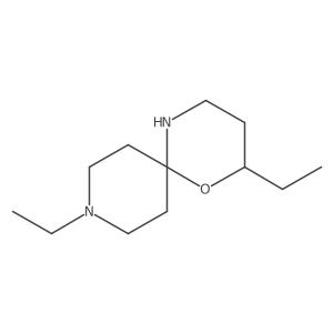 2,9-Diethyl-1-oxa-5,9-diazaspiro[5.5]undecane结构式