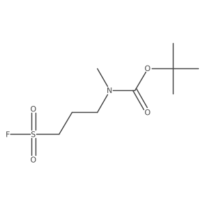 tert-Butyl (3-(fluorosulfonyl)propyl)(methyl)carbamate结构式