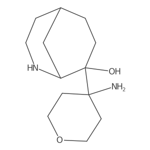 8-(4-Aminooxan-4-yl)-2-azabicyclo[3.3.1]nonan-8-ol结构式