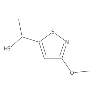 1-(3-Methoxy-1,2-thiazol-5-yl)ethane-1-thiol Structure