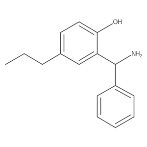 2-[Amino(phenyl)methyl]-4-propylphenol Structure