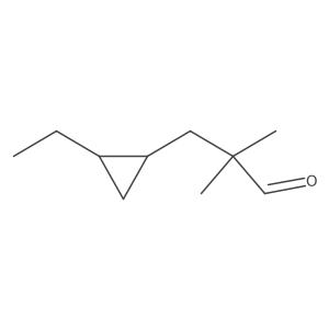 3-(2-Ethylcyclopropyl)-2,2-dimethylpropanal结构式