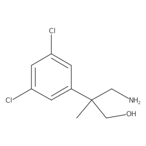 3-Amino-2-(3,5-dichlorophenyl)-2-methylpropan-1-ol Structure