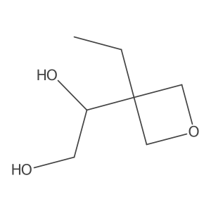 1-(3-Ethyloxetan-3-yl)ethane-1,2-diol Structure
