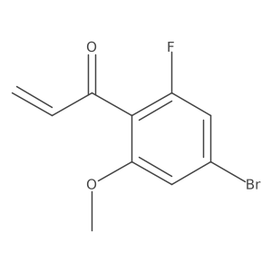 1-(4-Bromo-2-fluoro-6-methoxyphenyl)prop-2-en-1-one Structure
