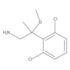 2-(2,6-Dichlorophenyl)-2-methoxypropan-1-amine结构式