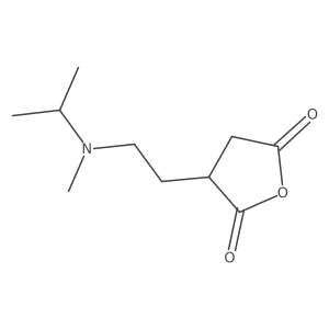 3-{2-[Methyl(propan-2-yl)amino]ethyl}oxolane-2,5-dione结构式