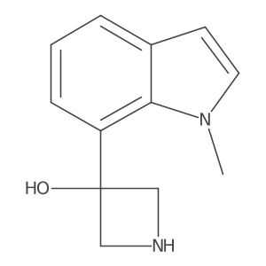 3-(1-methyl-1H-indol-7-yl)azetidin-3-ol Structure