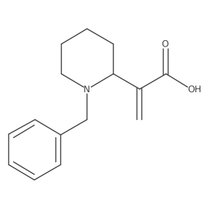 2-(1-Benzylpiperidin-2-yl)prop-2-enoic acid Structure