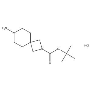 tert-Butyl 7-amino-2-azaspiro[3.5]nonane-2-carboxylate hydrochloride Structure