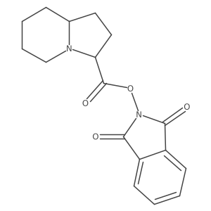 1,3-dioxo-2,3-dihydro-1H-isoindol-2-yl octahydroindolizine-3-carboxylate结构式