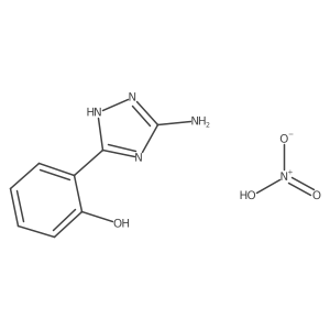2-(3-Amino-1H-1,2,4-triazol-5-yl)phenol nitrate Structure