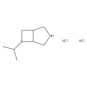 6-Isopropyl-3,6-diazabicyclo[3.2.0]heptane dihydrochloride结构式