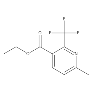 Ethyl 6-methyl-2-(trifluoromethyl)pyridine-3-carboxylate结构式