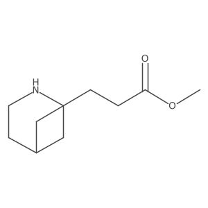 Methyl 3-{2-azabicyclo[3.1.1]heptan-1-yl}propanoate Structure
