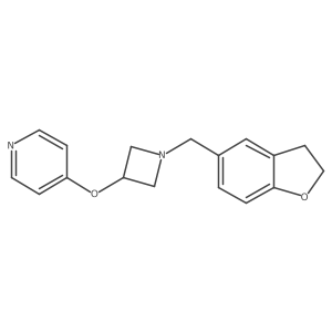 4-({1-[(2,3-Dihydro-1-benzofuran-5-yl)methyl]azetidin-3-yl}oxy)pyridine Structure