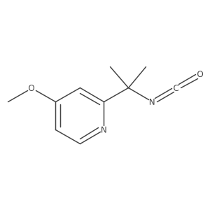 2-(2-Isocyanatopropan-2-yl)-4-methoxypyridine Structure