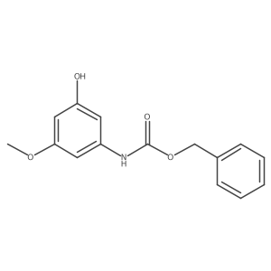 benzyl N-(3-hydroxy-5-methoxyphenyl)carbamate结构式