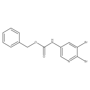 benzyl N-(5,6-dibromopyridin-3-yl)carbamate结构式