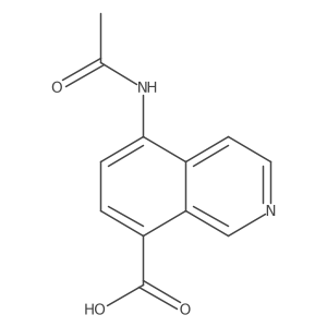 5-Acetamidoisoquinoline-8-carboxylic acid Structure