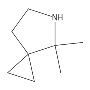 4,4-Dimethyl-5-azaspiro[2.4]heptane结构式