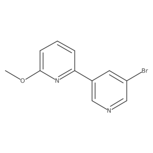 5'-Bromo-6-methoxy-2,3'-bipyridine Structure