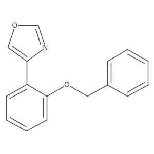 4-(2-Benzyloxyphenyl)oxazole结构式