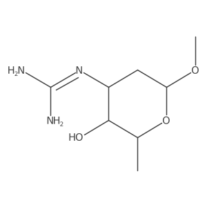 2-(3-Hydroxy-6-methoxy-2-methyloxan-4-yl)guanidine结构式