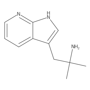 2-methyl-1-{1H-pyrrolo[2,3-b]pyridin-3-yl}propan-2-amine Structure