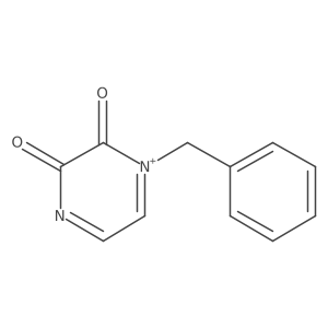 1-Benzylpyrazin-1-ium-2,3-dione Structure