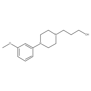 3-(4-(3-Methoxyphenyl)piperazin-1-yl)propan-1-ol结构式