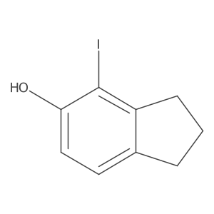 4-iodo-2,3-dihydro-1H-inden-5-ol Structure