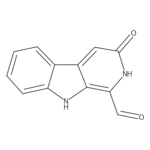 3-Hydroxy-9H-pyrido[3,4-b]indole-1-carboxaldehyde Structure