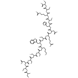 mu-Conotoxin K iiia (reduced)结构式