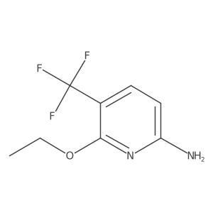6-Ethoxy-5-(trifluoromethyl)pyridin-2-amine结构式