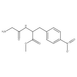 L-Phenylalanine, N-glycyl-4-nitro-, methyl ester Structure