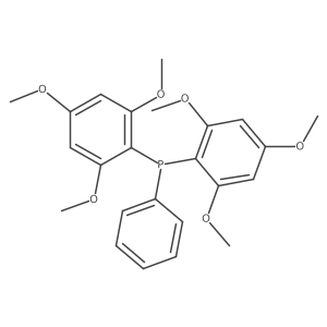 Phenylbis(2,4,6-trimethoxyphenyl)phosphine Structure