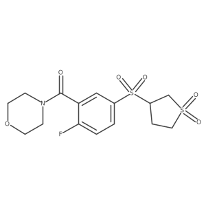 C15H18Fno6S2 Structure