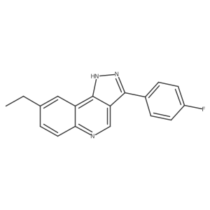 8-ethyl-3-(4-fluorophenyl)-1H-pyrazolo[4,3-c]quinoline Structure