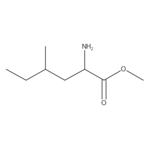 methyl (2S)-2-amino-4-methylhexanoate Structure