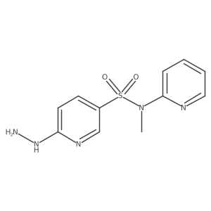 6-hydrazino-N-methyl-N-pyridin-2-ylpyridine-3-sulfonamide Structure