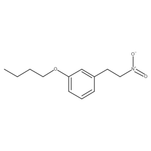 1-Butoxy-3-(2-nitro-ethyl)-benzene结构式