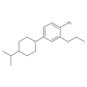 (2-(Ethyloxy)-4-[4-(1-methylethyl)-1-piperazinyl]phenyl}amine结构式